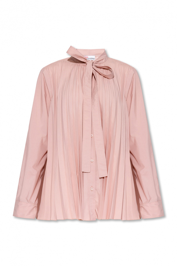 Red scarf valentino Pleated shirt