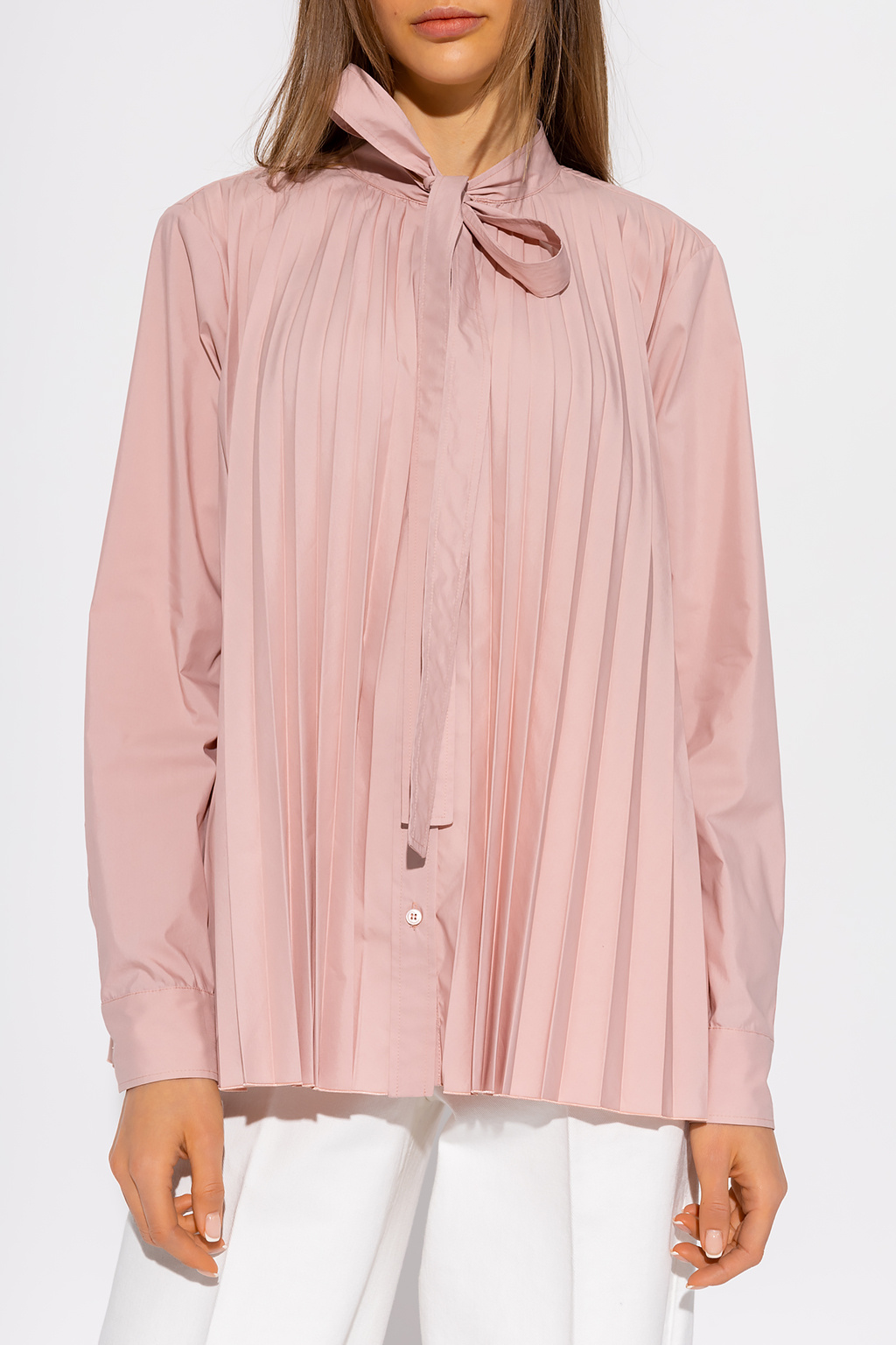 Red scarf valentino Pleated shirt