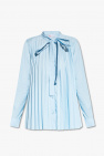 RED Valentino embroidered pin-stripe shirt
