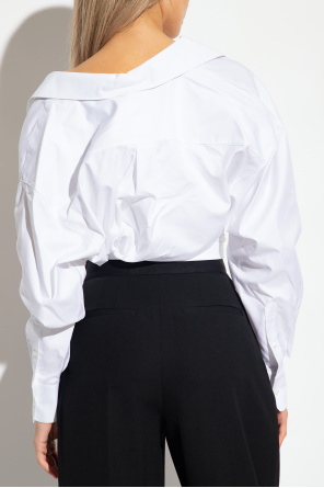 Alexander Wang Draped cropped top