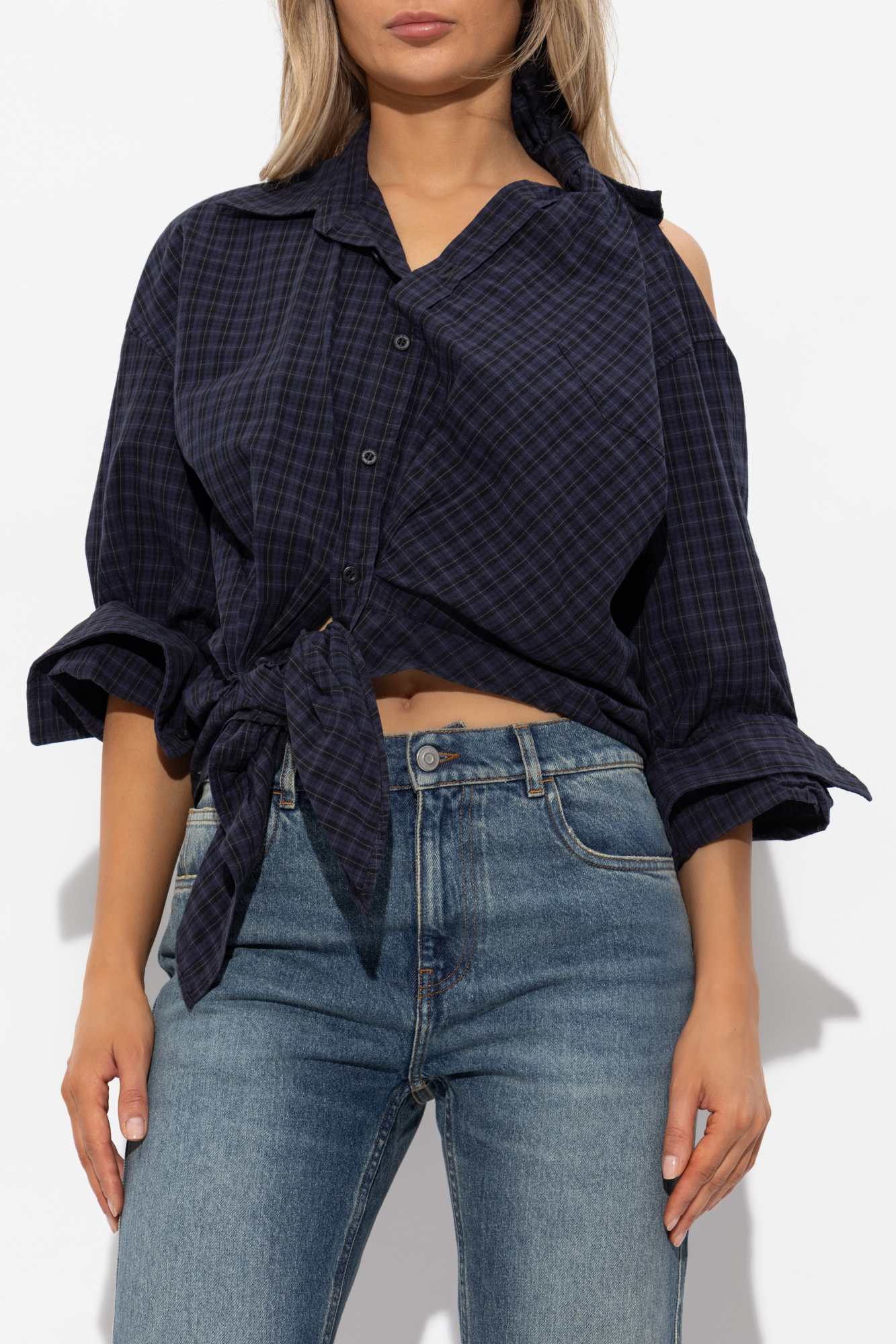 Alexander wang 2019ss フランネルチェックシャツ Alexander wang 2019ss フランネルチェックシャツ