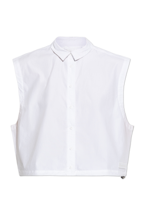 Loose-fit sleeveless shirt
