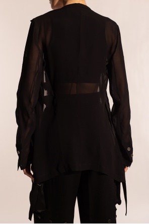 Ann Demeulemeester Transparent shirt