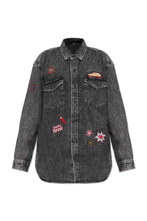 Denim shirt ‘The Exes and Ohs’ od MOTHER