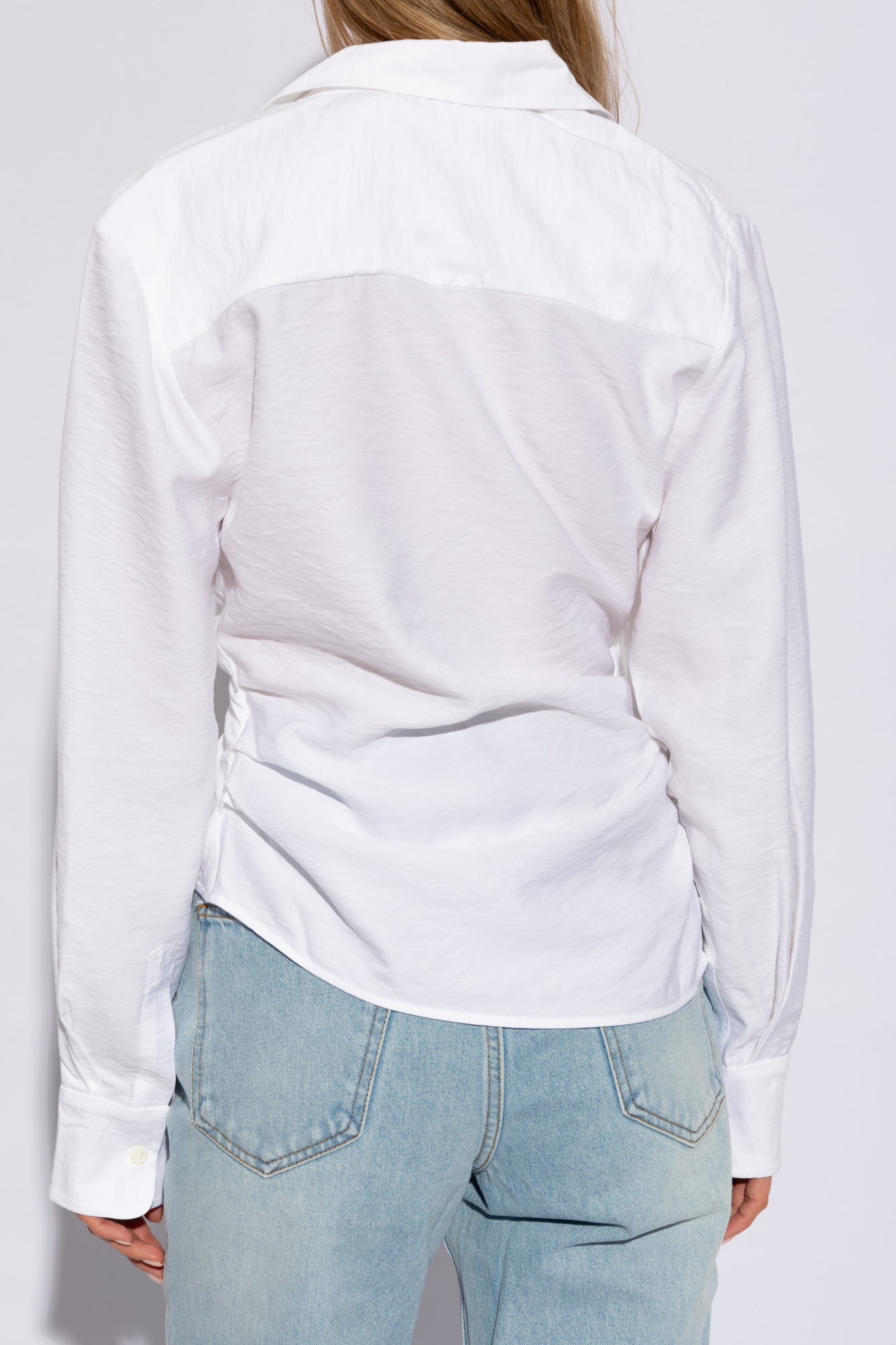 Jacquemus Draped biker shirt