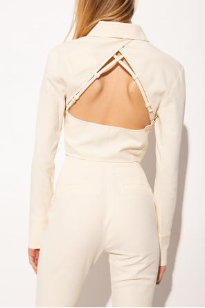 Jacquemus Cut-out cropped top