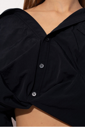 Jacquemus Asymmetrical nadrukiem shirt