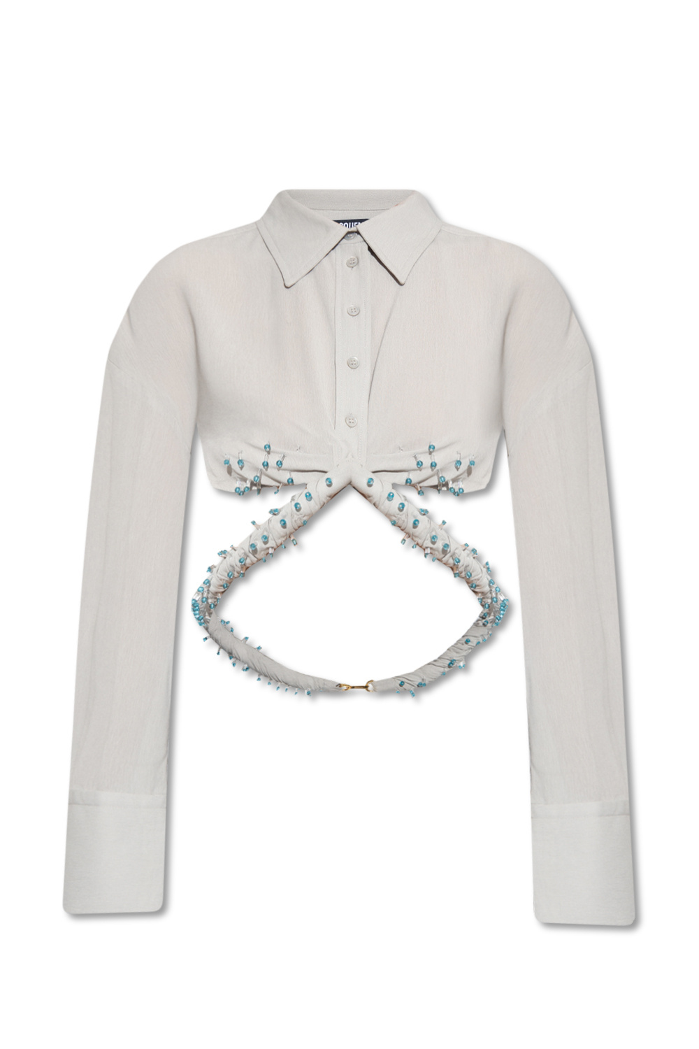 Jacquemus ‘Perli’ Volcom shirt with decorative belt