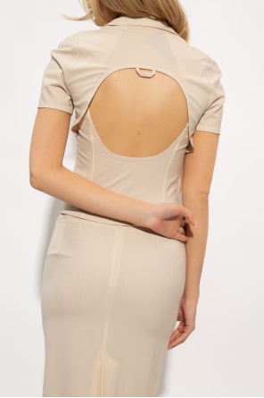 Jacquemus ‘Tangelo’ top with collar