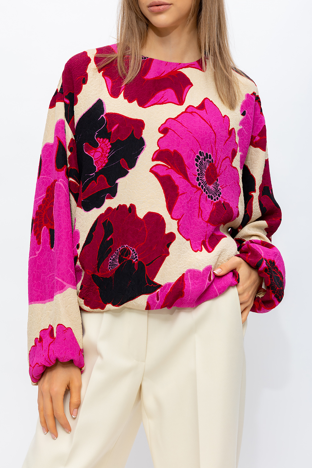 that redefines luxury Floral top