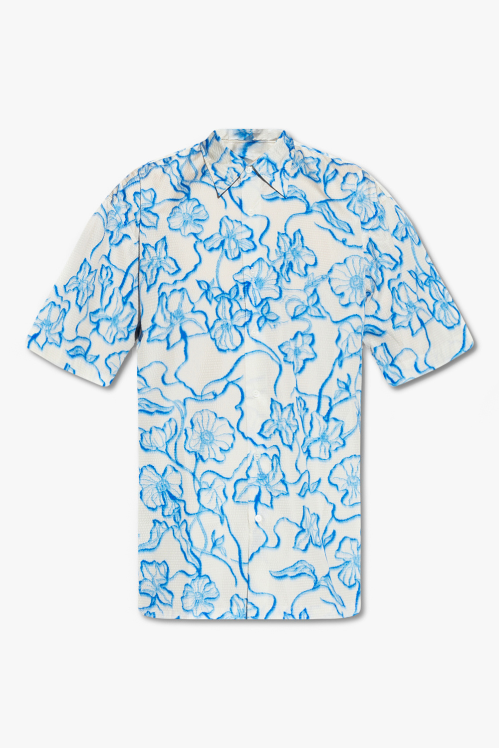 Dries Van Noten shirt indaia with short sleeves