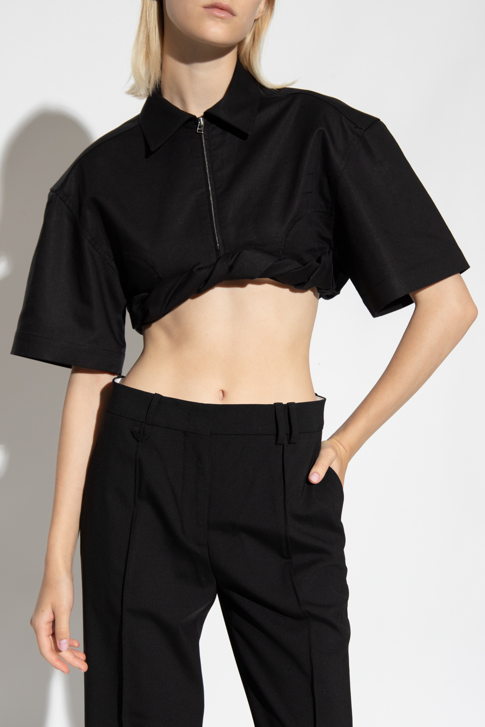 Jacquemus ‘Silpa’ crop shirt