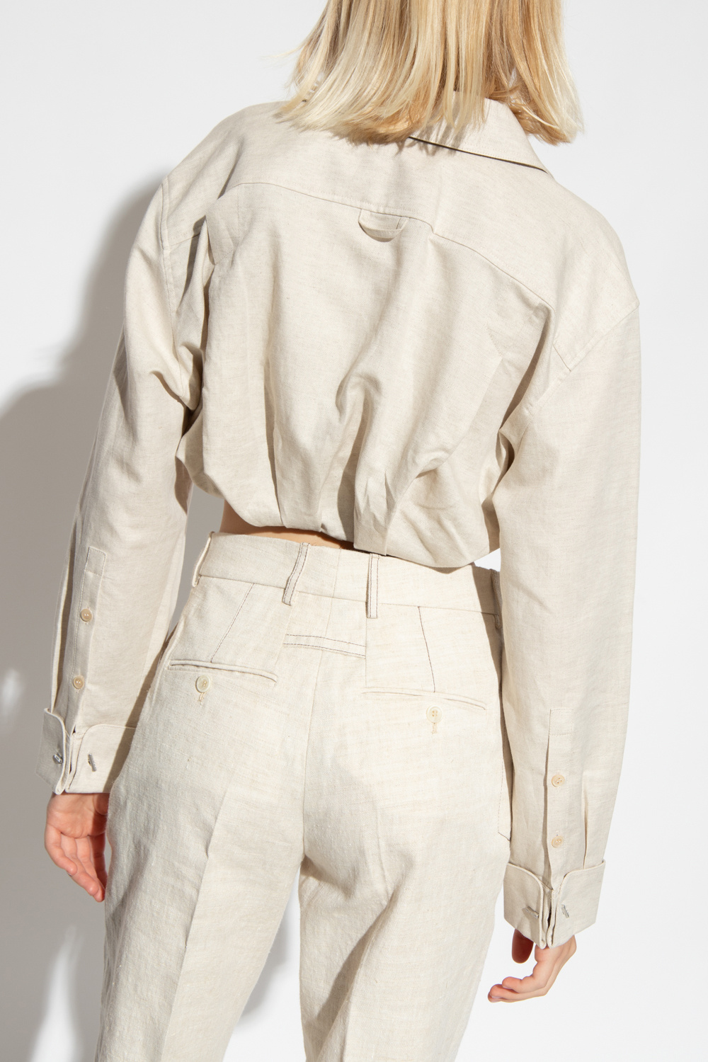 Jacquemus ‘Machou’ crop shirt