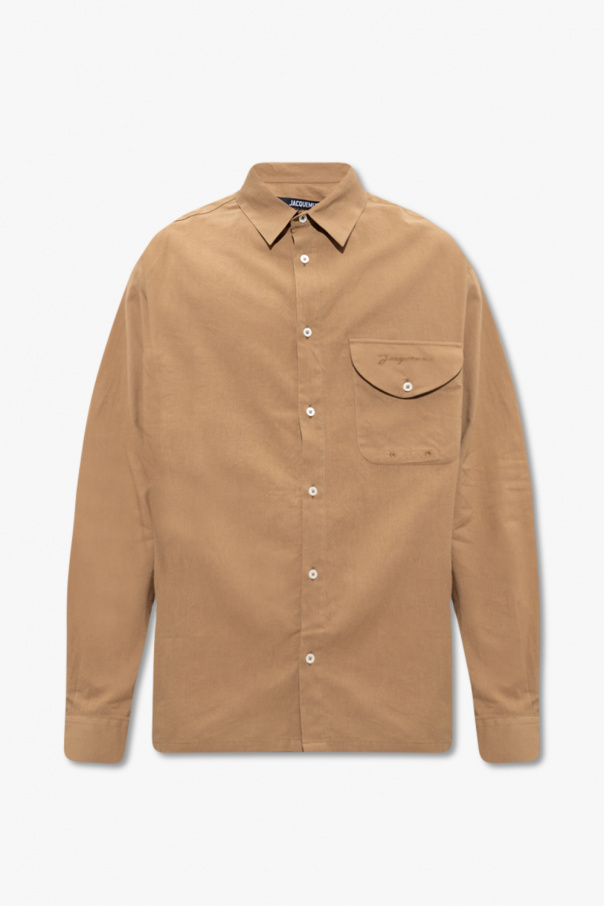 Jacquemus ‘Mazzolu’ shirt Jacket with logo