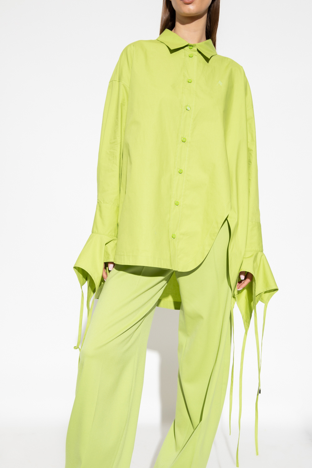 The Attico ‘Gwen’ oversize long shirt