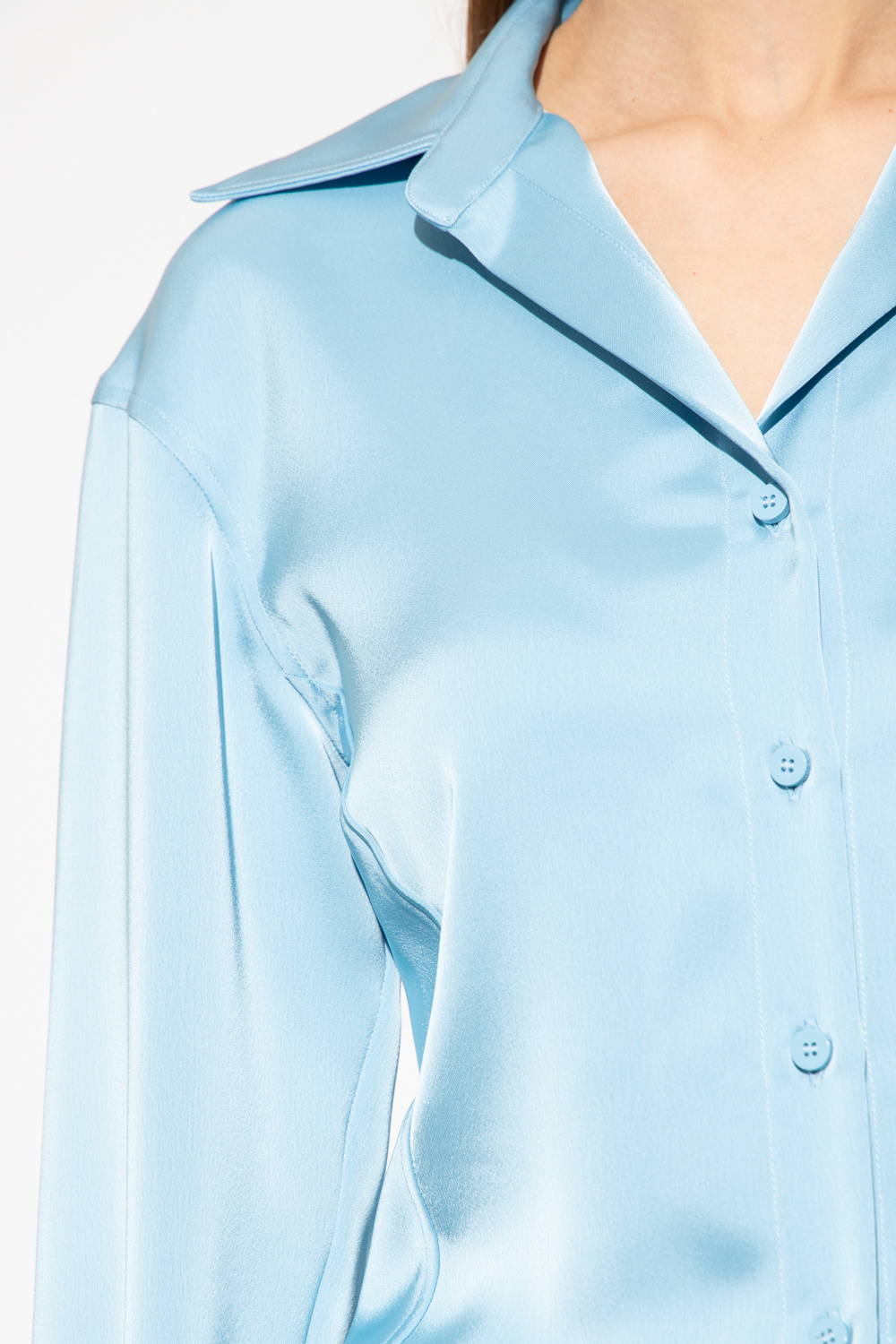 The Attico ‘Lily’ satin shirt