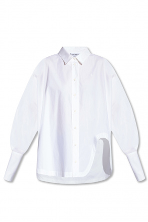 White denim worker jacket