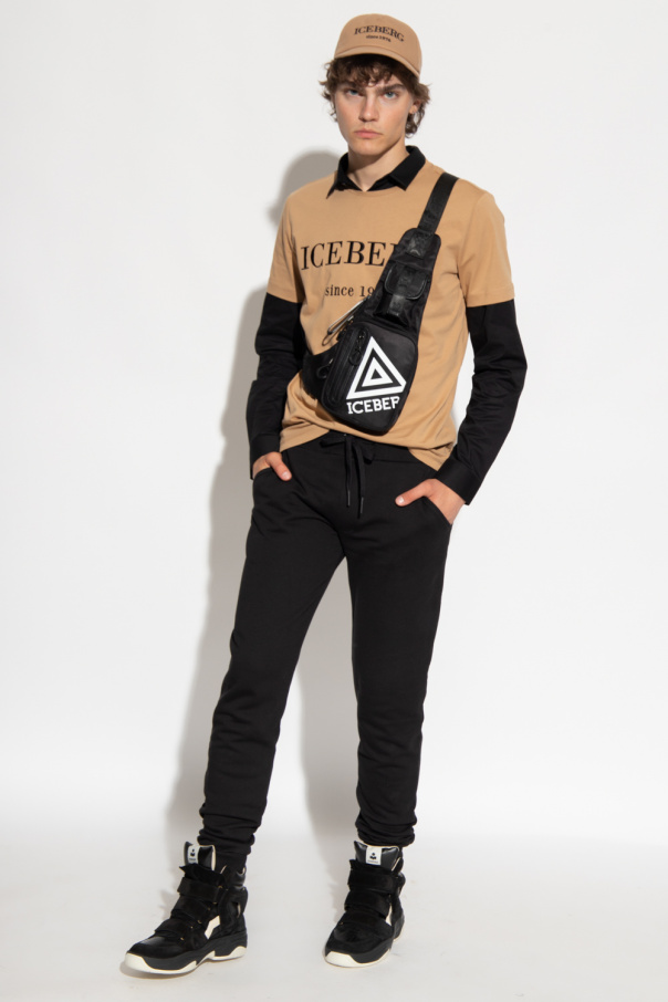 Iceberg adidas Originals Premium Sweats Overdyed hoodie in zwart