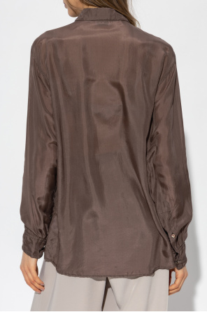 malden sweater isabel marant etoile pullover light grey Silk sport shirt