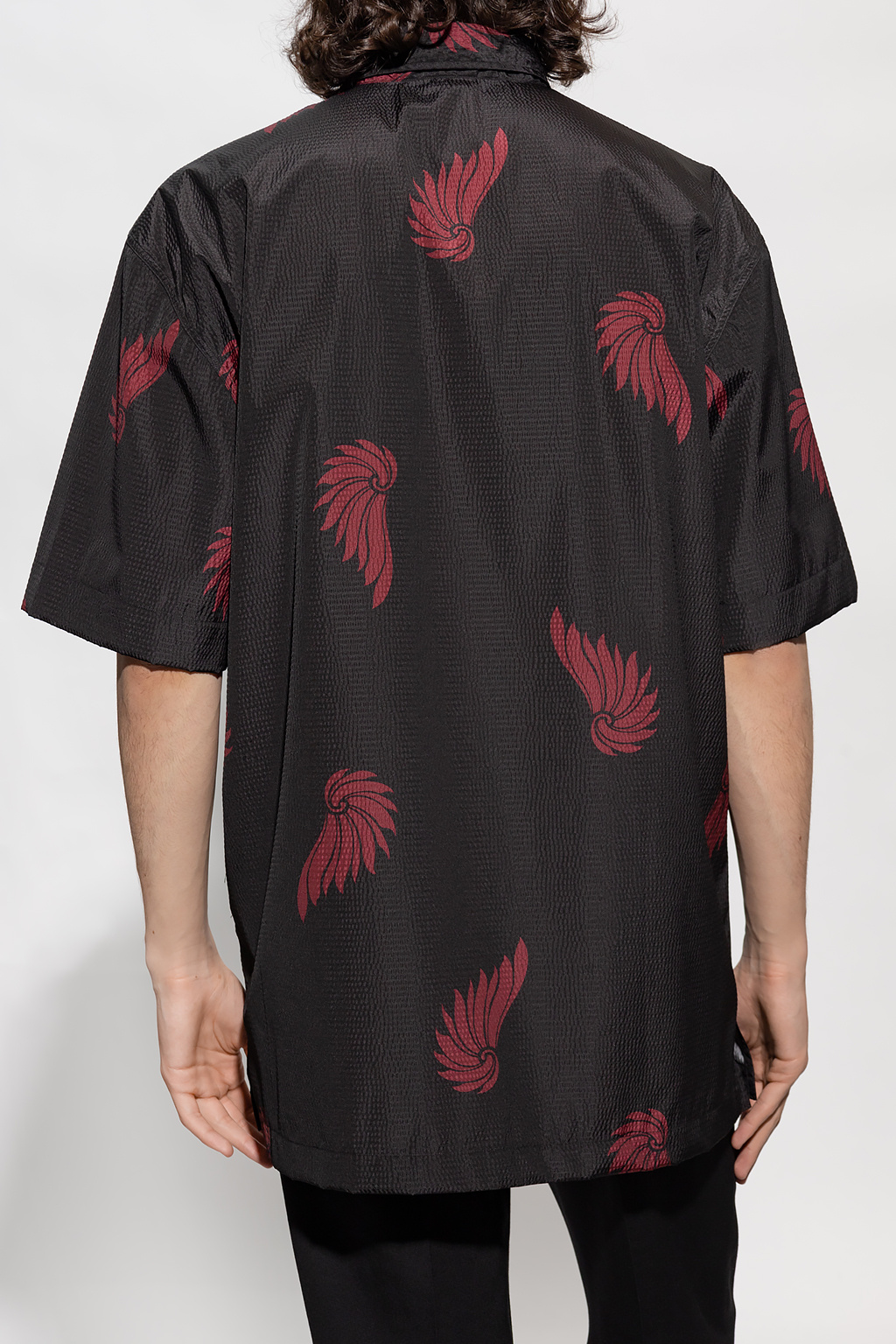 Dries Van Noten Short-sleeved Stretch shirt