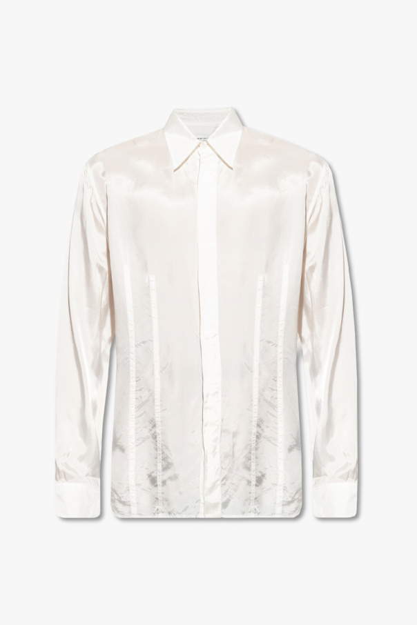 Dries Van Noten Rosetta Getty floral-print long-sleeve shirt