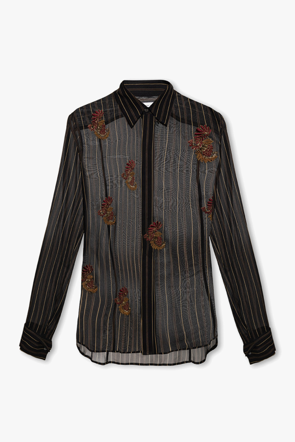 Dries Van Noten Patched Icon shirt