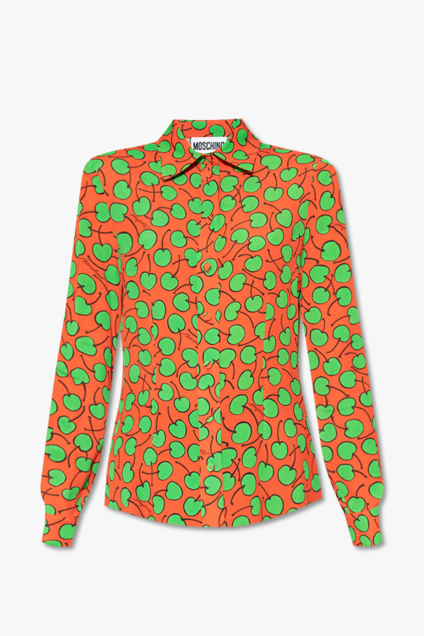 Moschino sweatshirt shirt with fruity motif