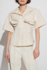 Jacquemus cream ‘Artichaut’ short-sleeved shirt