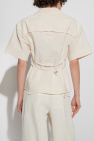 Jacquemus cream ‘Artichaut’ short-sleeved shirt