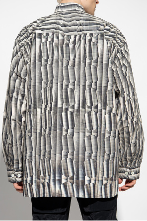 Dries Van Noten Koszula z geometrycznym wzorem