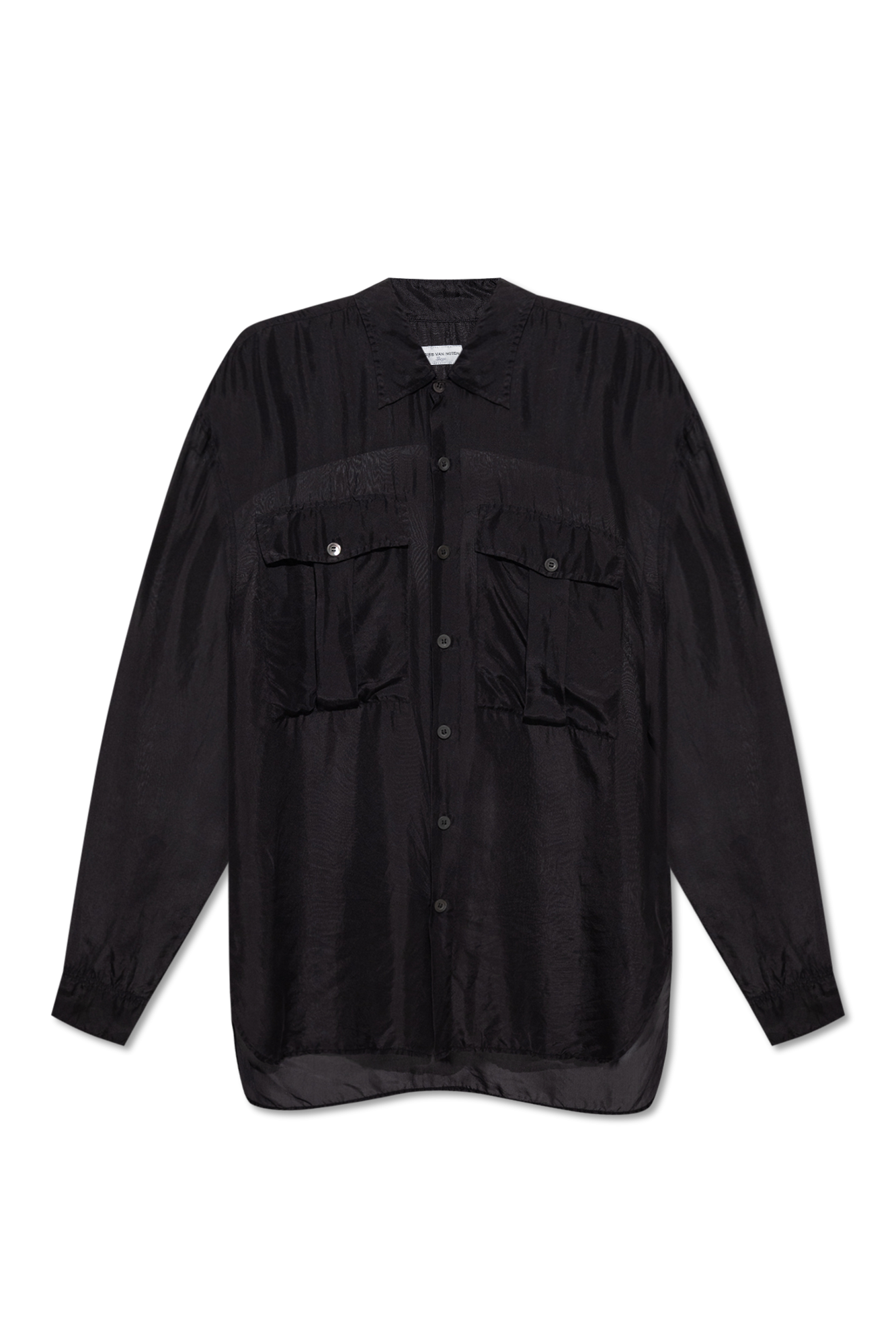 Dries Van Noten Loose-fitting silk shirt