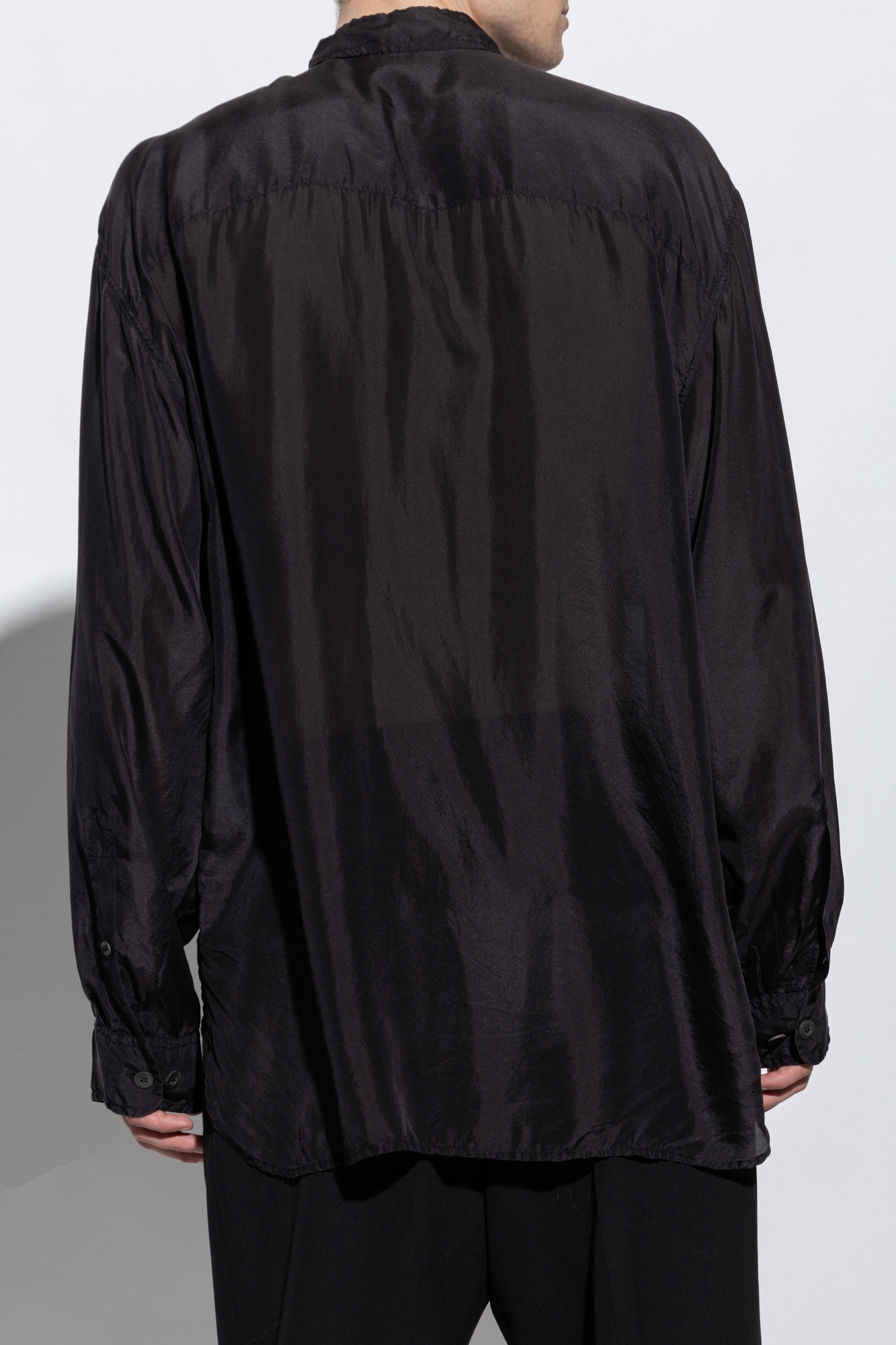 Dries Van Noten Loose-fitting silk shirt