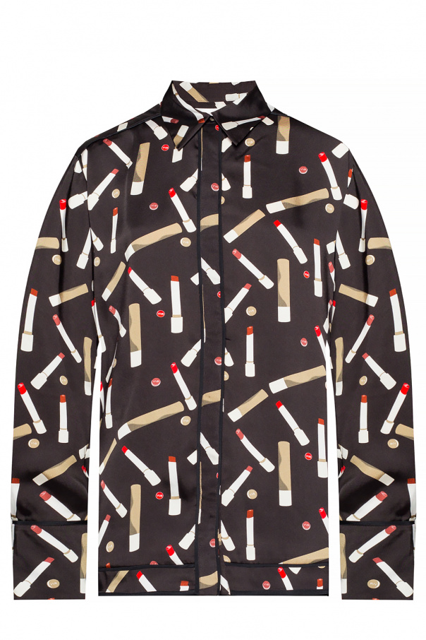 MSGM abstract print hoodie Printed shirt