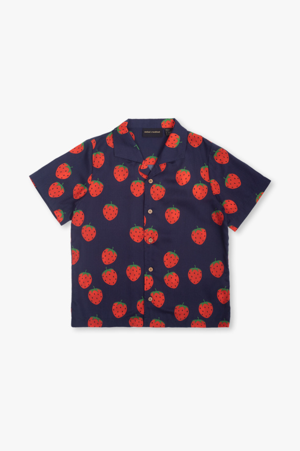 Mini Rodini Shirt with motif of strawberries