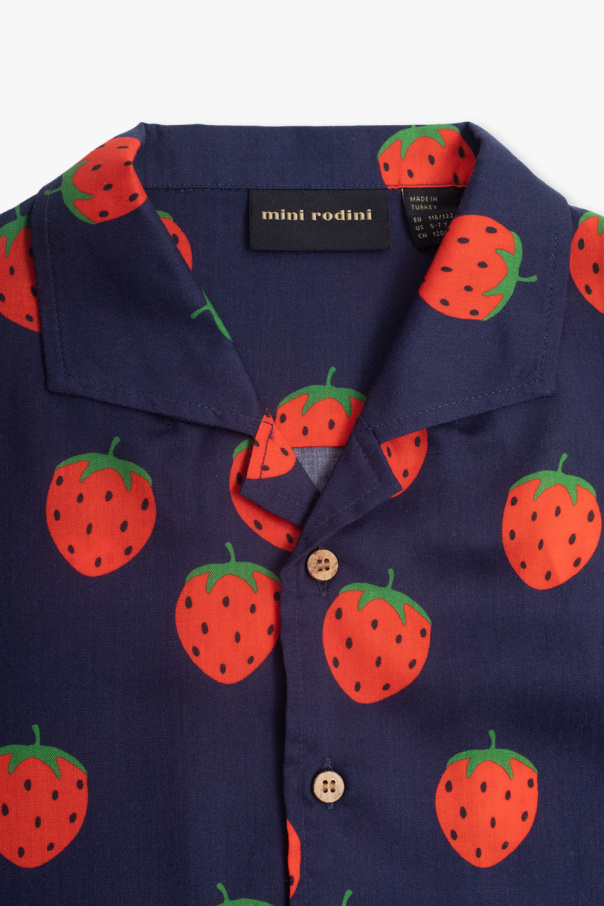 Mini Rodini shirt New with motif of strawberries