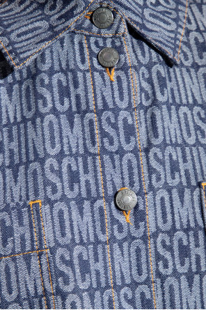Moschino Monogrammed denim shirt