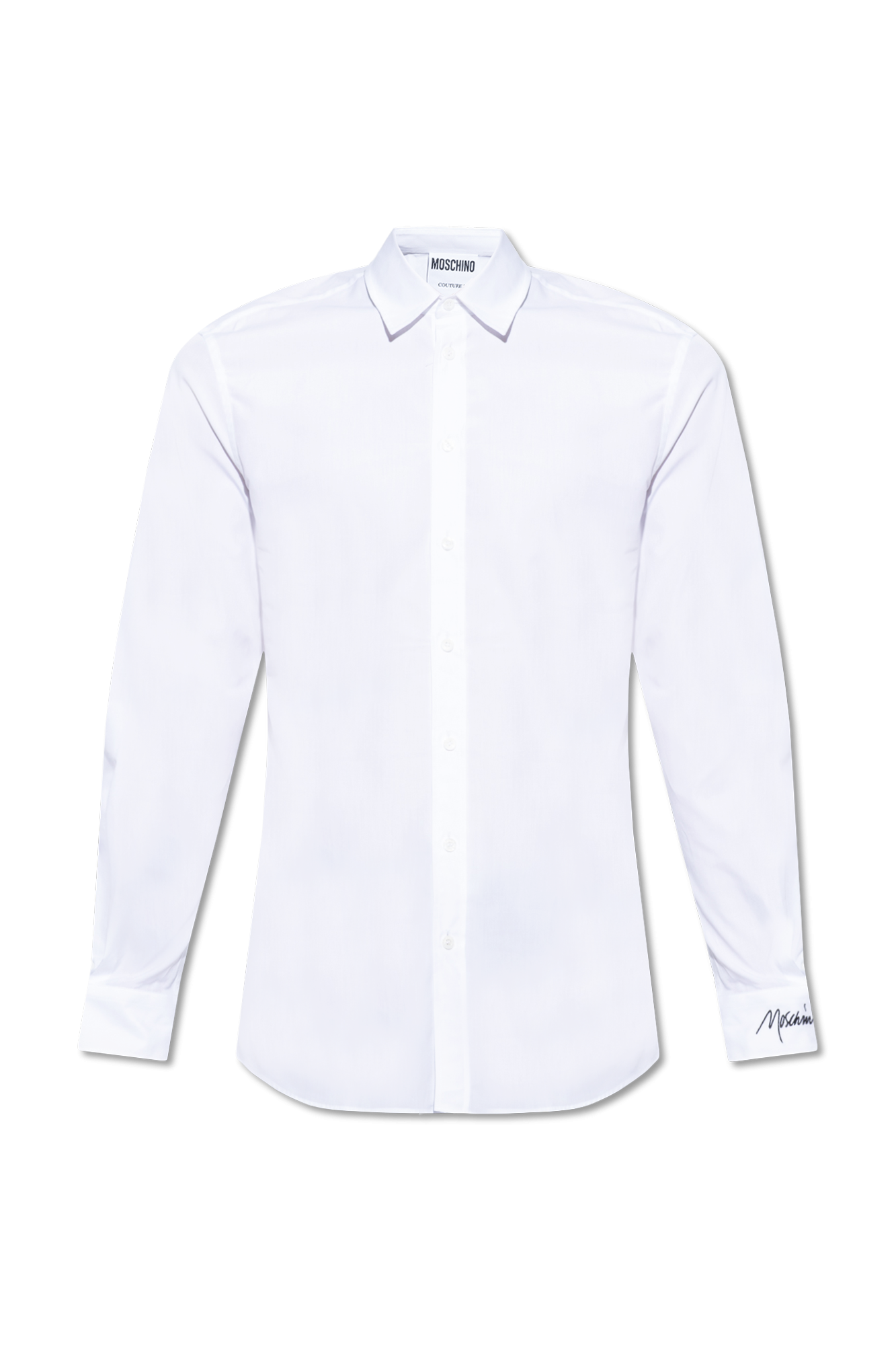 Moschino floral-print cotton shirt - Black