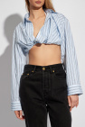 Jacquemus light blue ‘Bahia’ cropped shirt