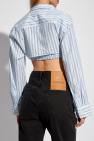 Jacquemus light blue ‘Bahia’ cropped shirt