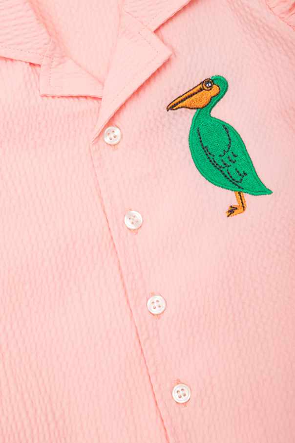 Mini Rodini Shirt with pelican motif