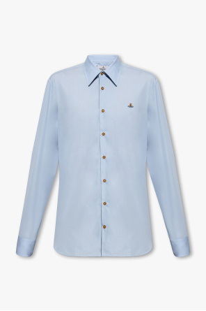 longline silk-cashmere blend shirt
