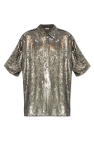 Charleston kind shirt in printed silk crepe de chine