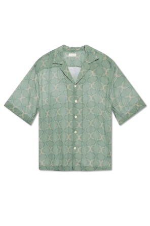 Patterned shirt od Les Tien tie-dye cotton hoodie