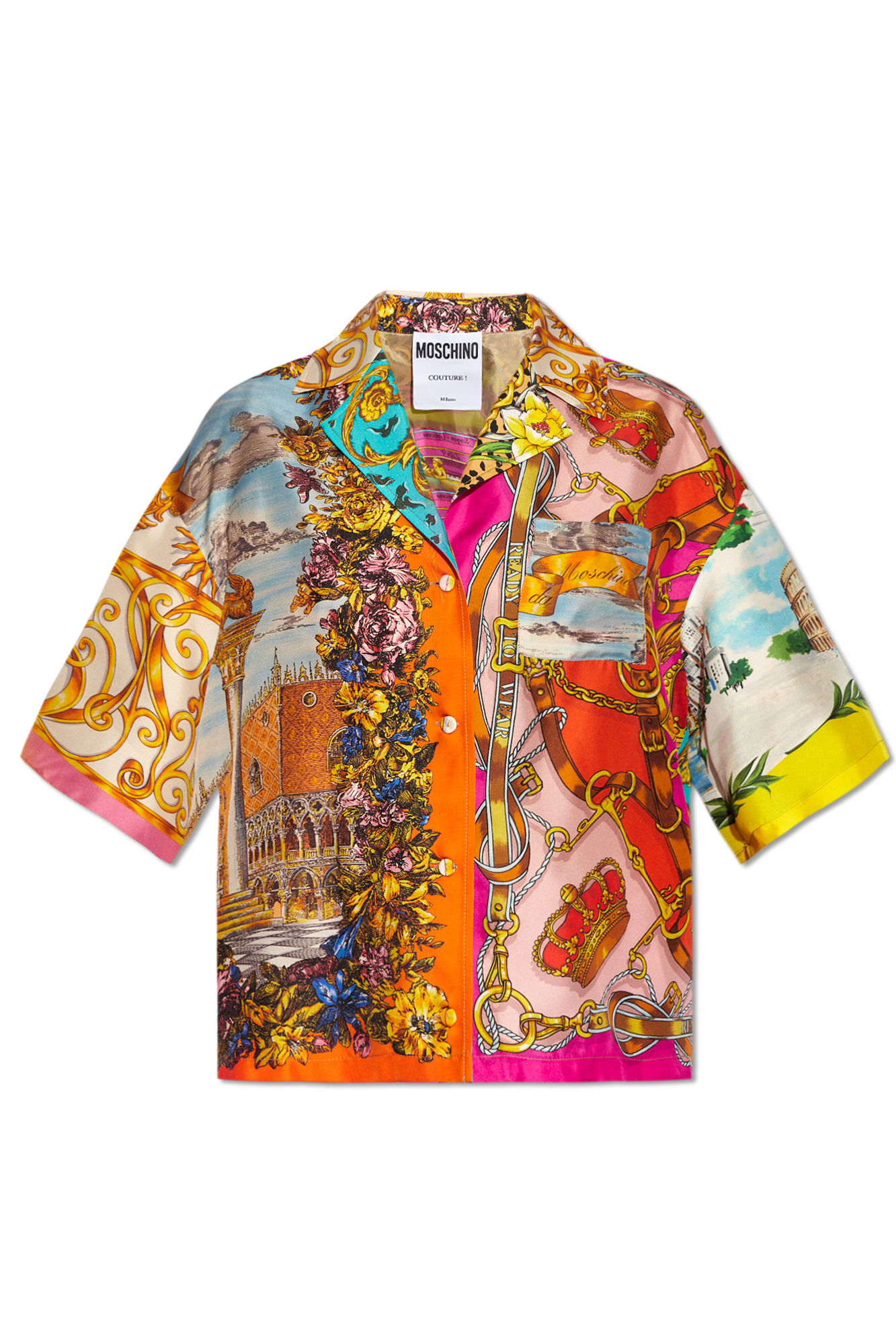 Multicolour Printed shirt Moschino - Vitkac Canada