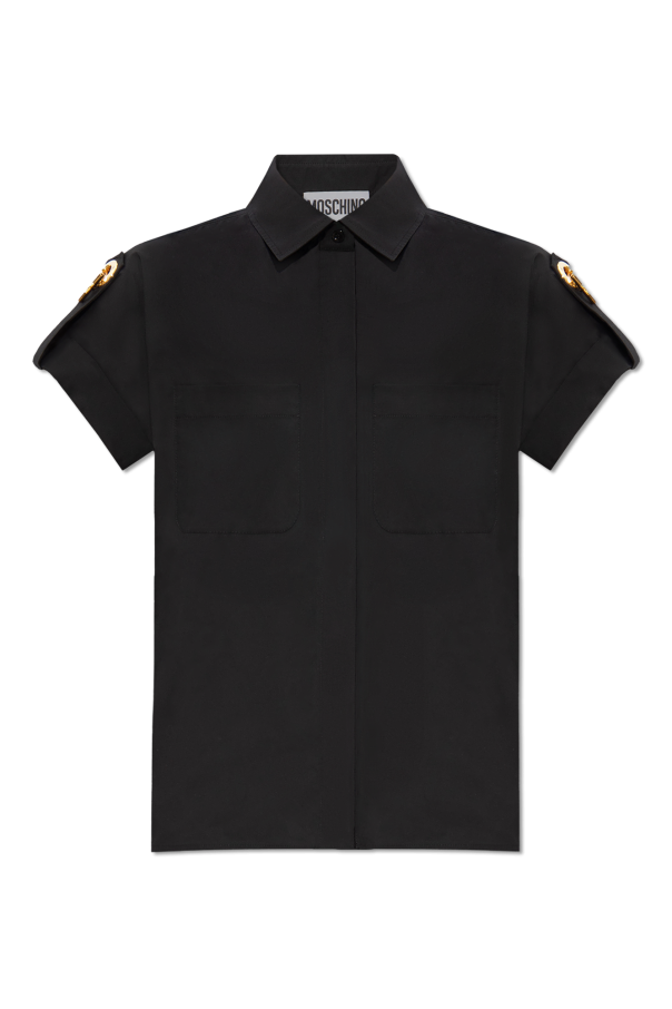 Shirt with short sleeves od Moschino