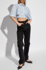 Jacquemus light blue ‘Bari’ cropped shirt