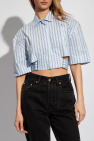 Jacquemus light blue ‘Bari’ cropped shirt