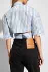Jacquemus light blue ‘Bari’ cropped shirt