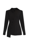 Jacquemus BLACK ‘Pablo’ asymmetrical shirt
