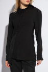 Jacquemus BLACK ‘Pablo’ asymmetrical shirt